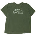 Camiseta gráfica masculina Nike Top 2XL verde