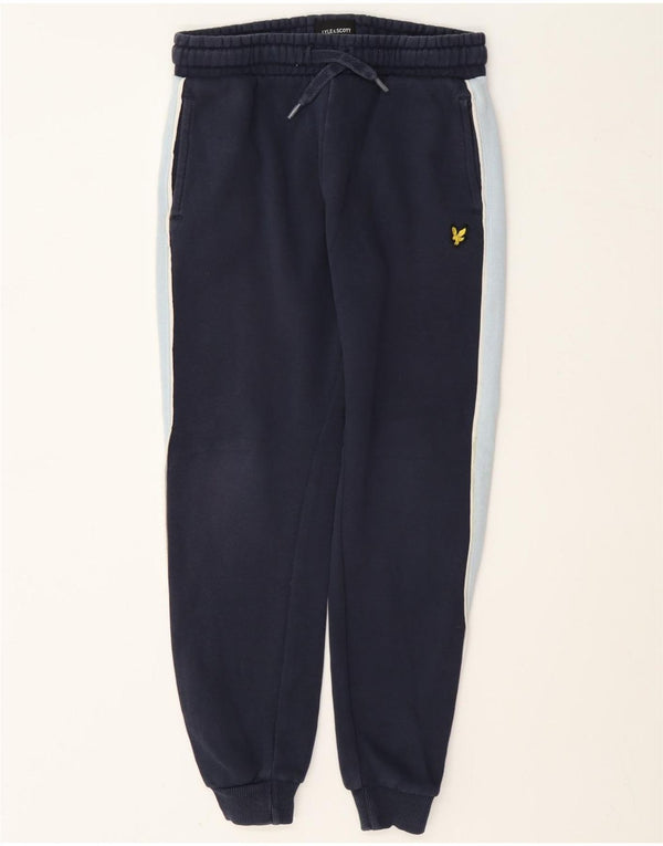 Lyle & Scott Boys Calças de treino Joggers 8-9 anos Azul marinho