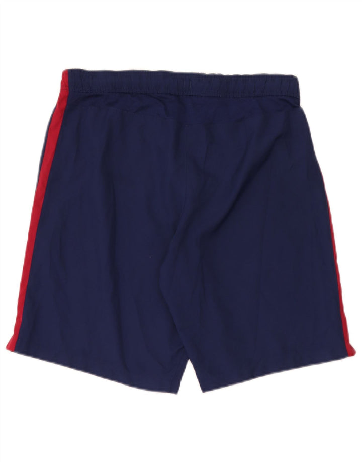 Nike Mens Barcelona Sport Shorts Médio Azul Marinho Colorblock Poliéster