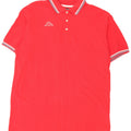 Camisa polo masculina Kappa 3XL algodão listrado vermelho
