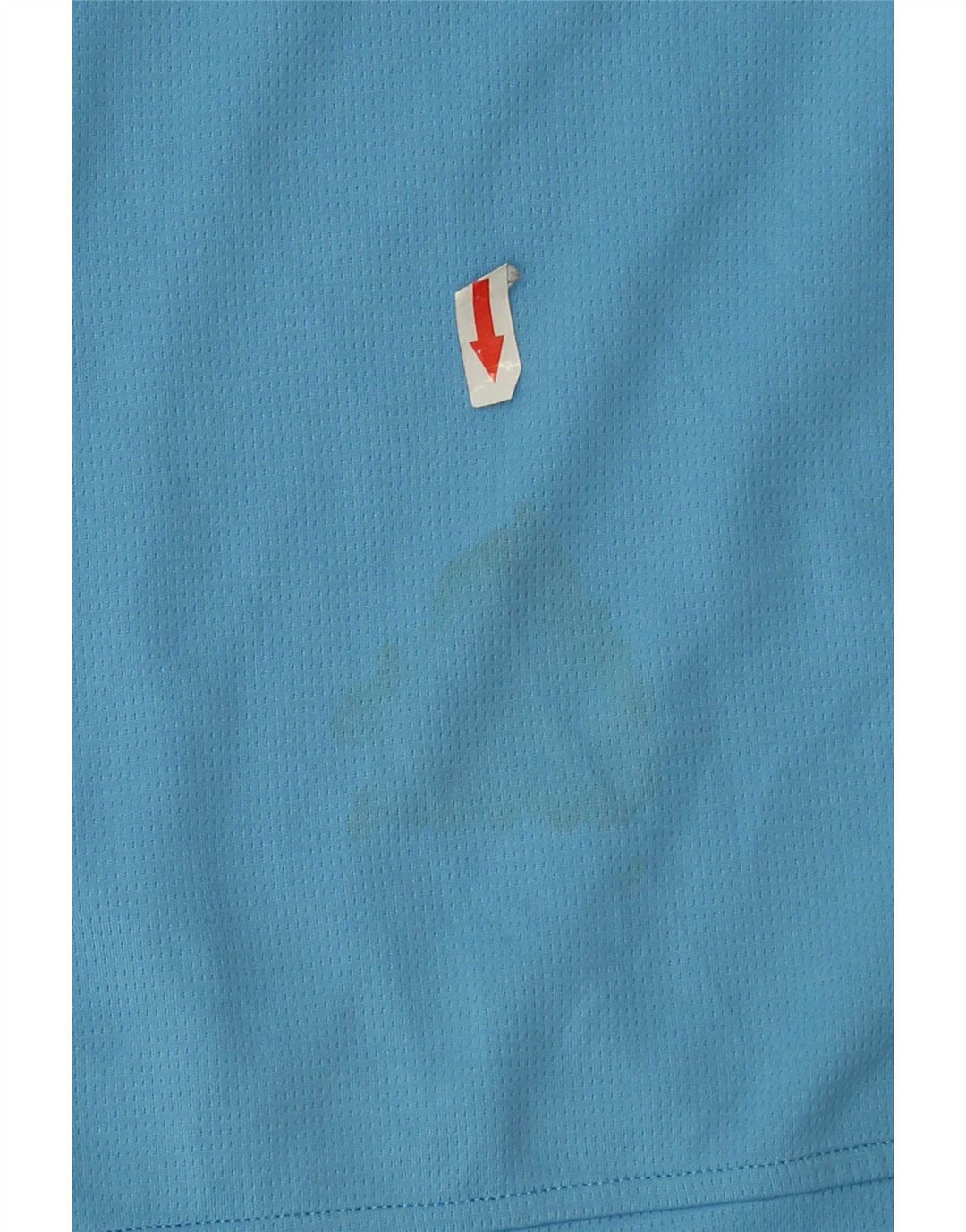 Adidas Mens Zip Neck Pullover Treino Top Médio Azul Poliéster