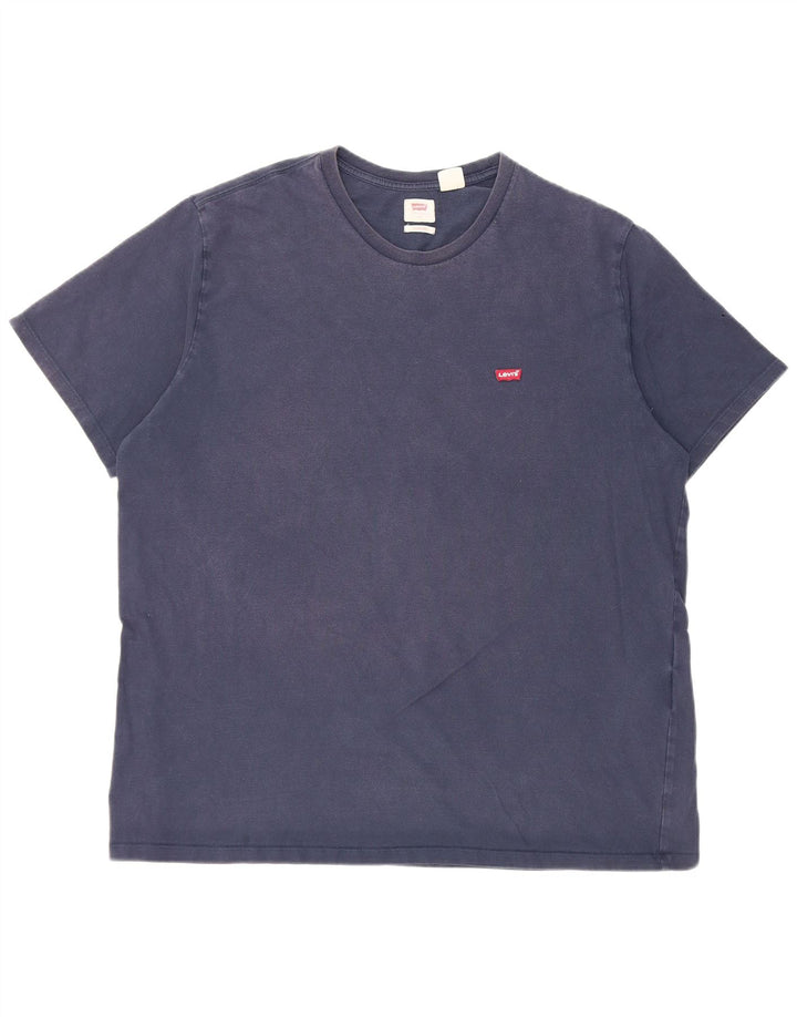 Camiseta masculina Levi's Top XL algodão azul marinho