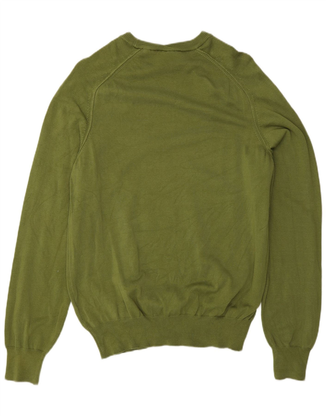 Suéter masculino Timberland com gola redonda, algodão cáqui médio