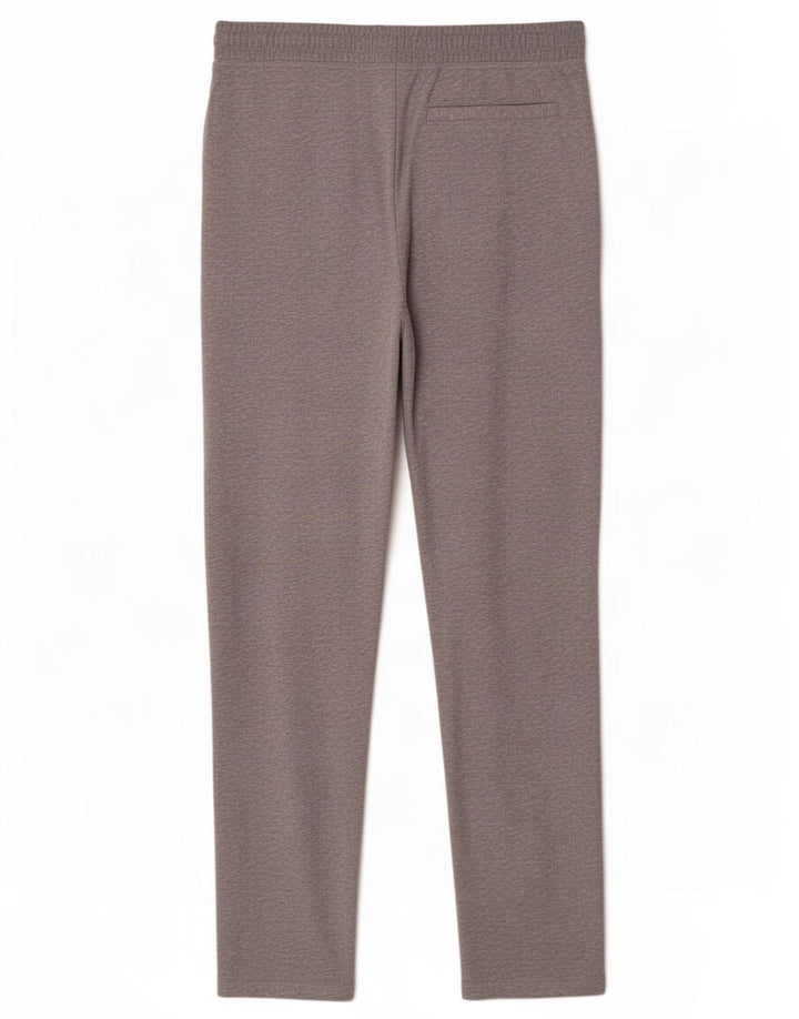 Calça de treino masculina Marks & Spencer algodão manchado cinza médio