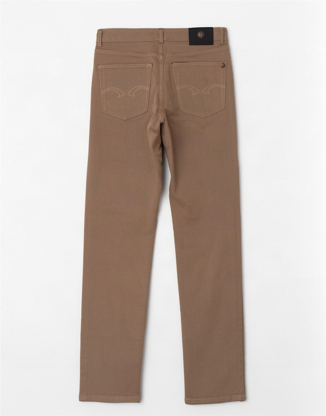 Trussardi Calça jeans reta masculina W31 L33 algodão cinza