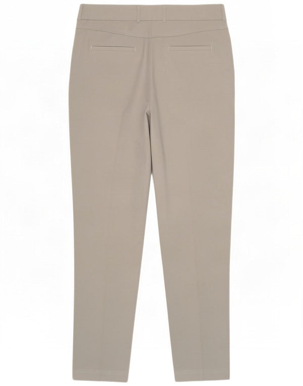 Reiss Calça Chino Feminina Slim UK 8 Pequeno W27 L28 Algodão Cinza