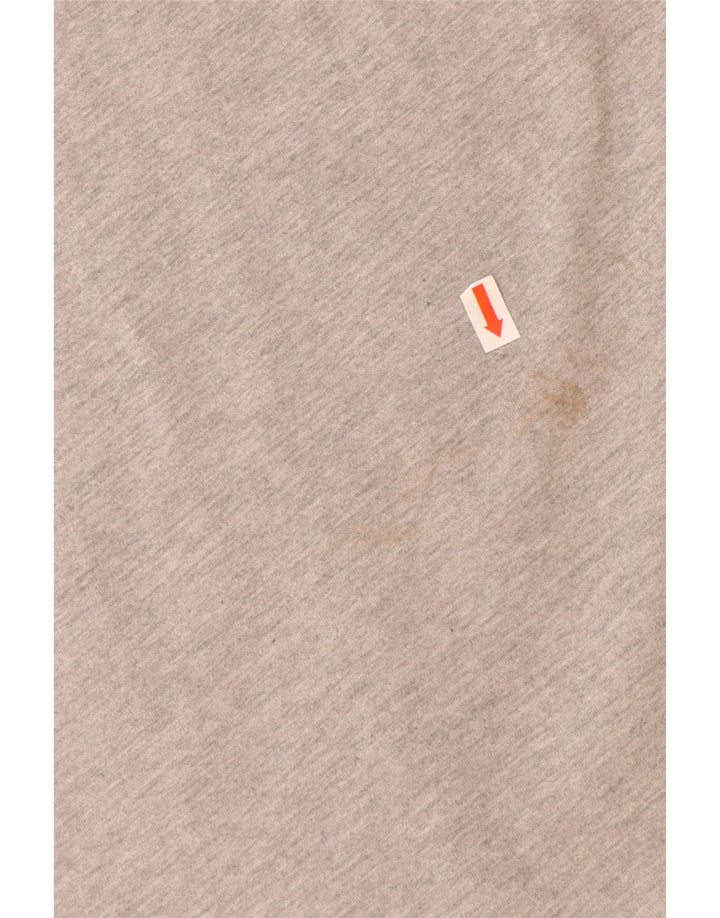 Colete gráfico ASICS para meninas 15-16 anos XL cinza manchado