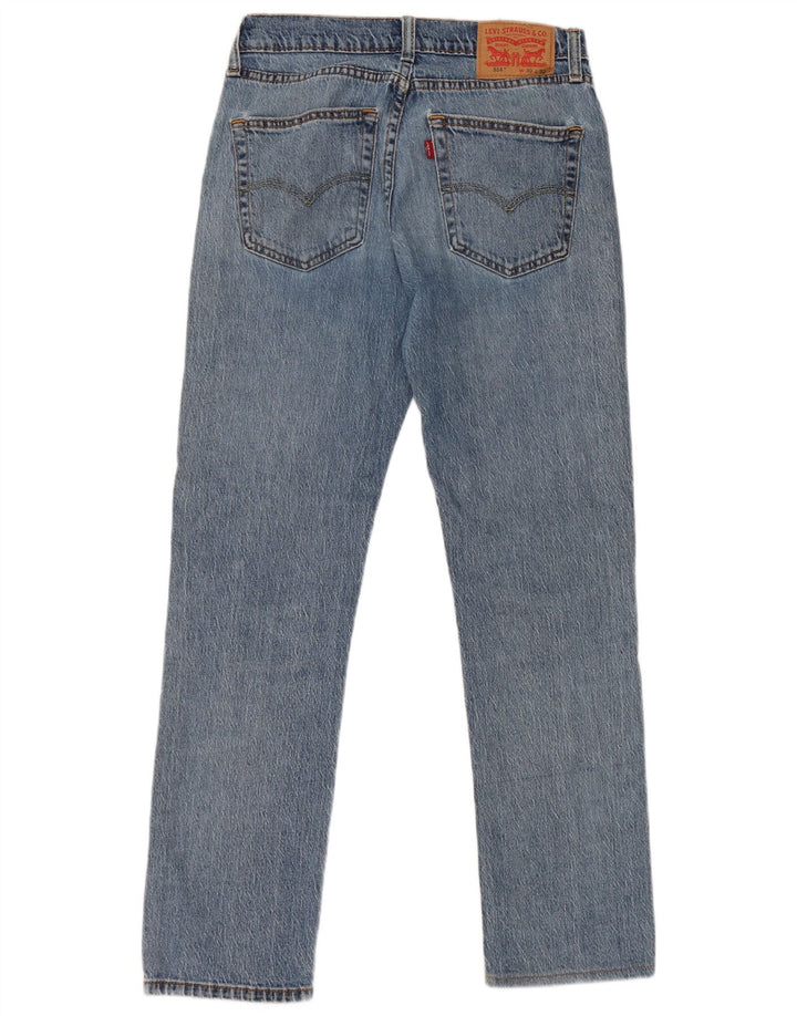 Levi's Masculino 514 Straight Jeans W30 L32 Azul Algodão