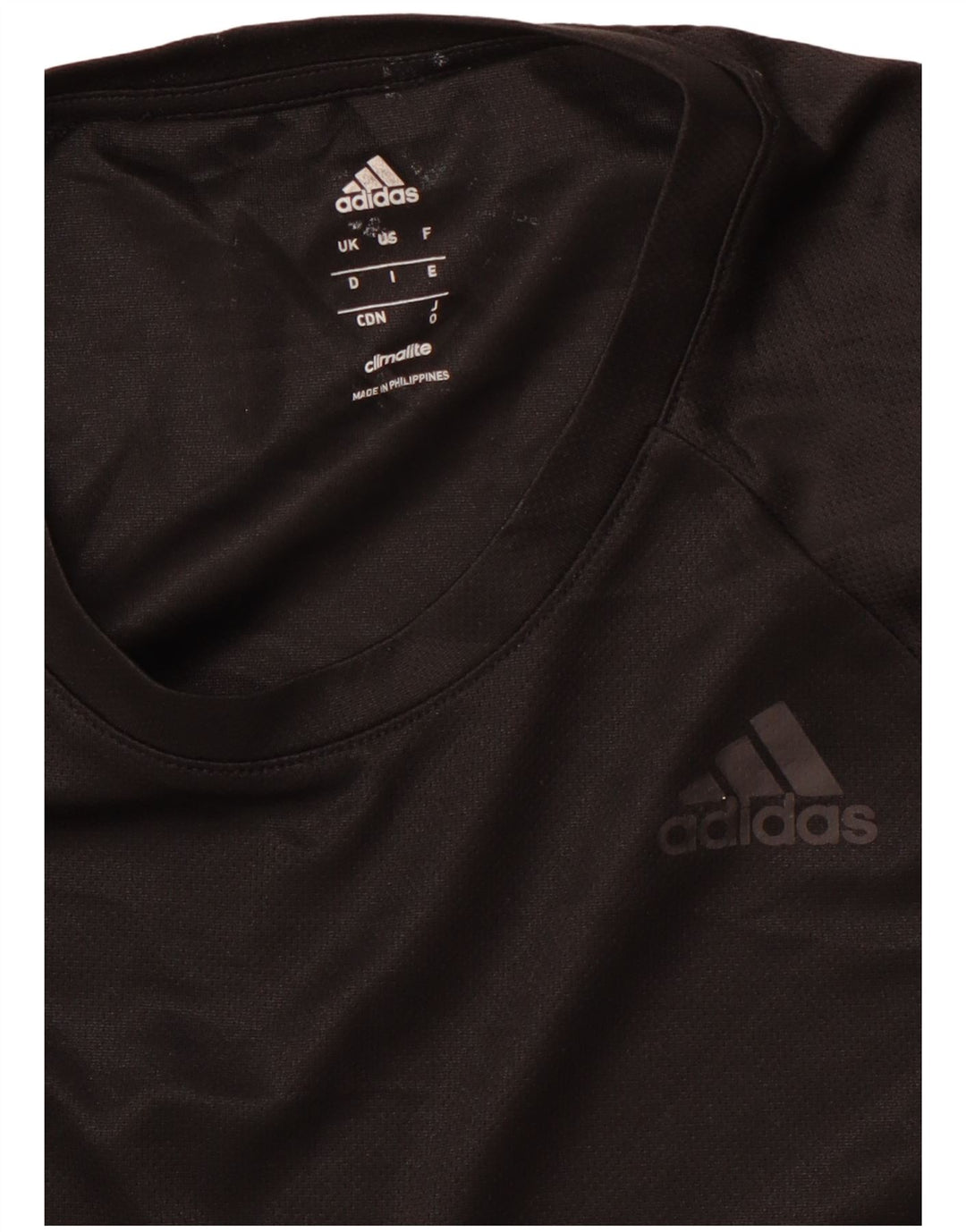 Camiseta Adidas Masculina Climalite Top Médio Preto Poliéster Esportivo