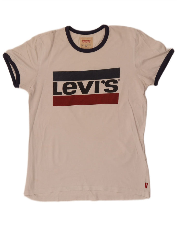 Top Levi's Boys Graphic T-Shirt 15-16 Anos Branco