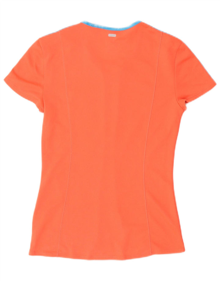 Camiseta Adidas Climalite Feminina Top UK 4/6 XS Laranja Poliéster