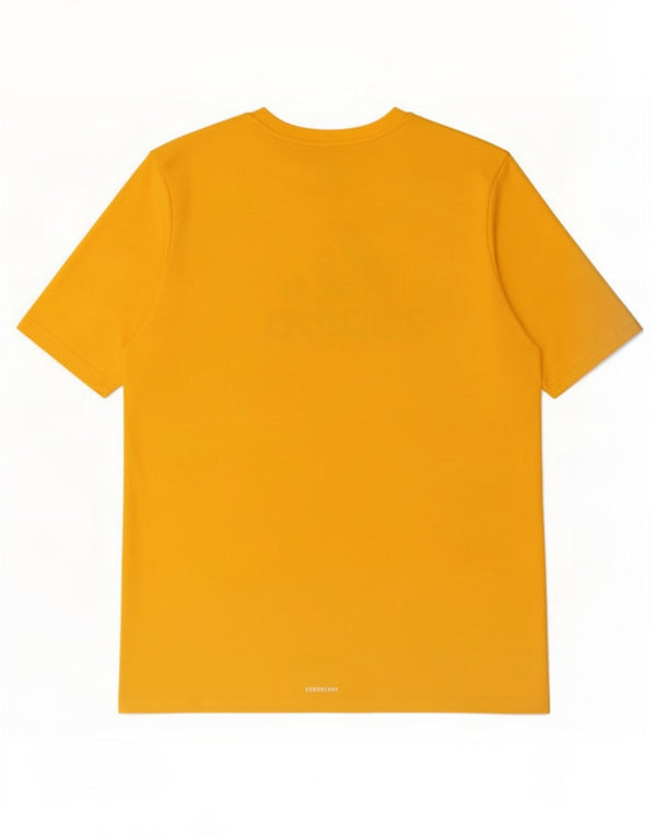 Camiseta Adidas Menino Graphic 15-16 Anos Amarelo Poliéster