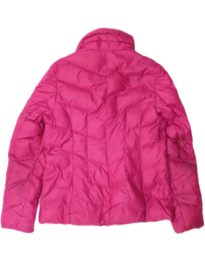 Jaqueta acolchoada feminina GUESS UK16 grande poliéster rosa