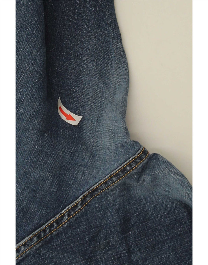 Calça jeans reta masculina Roy Rogers W38 L29 algodão azul