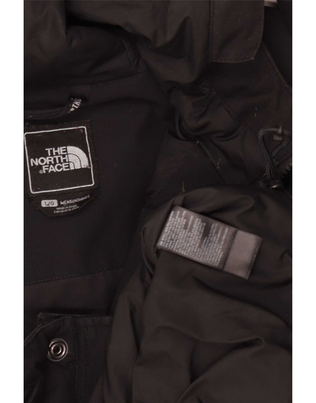 Jaqueta Parka masculina com capuz The North Face Reino Unido 40 grande poliéster preto
