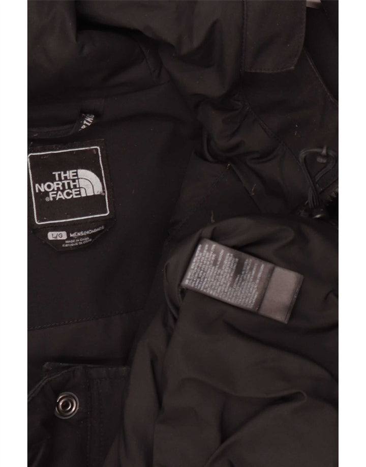 Jaqueta Parka masculina com capuz The North Face Reino Unido 40 grande poliéster preto