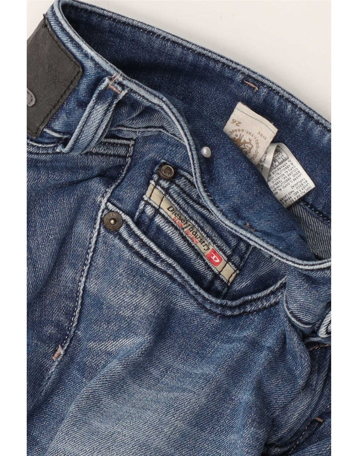 Jeans feminino Diesel W26 L30 azul algodão