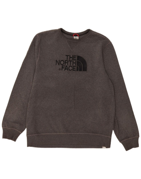 The North Face Mens Graphic Moletom Jumper XL Cinza Algodão