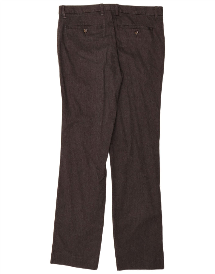 Calça Chino Reta Masculina Gap W33 L34 Algodão Cinza