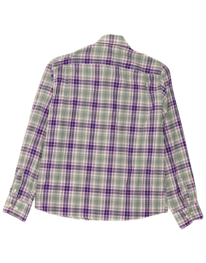 Camisa masculina Massimo Dutti xadrez grande multicolorida
