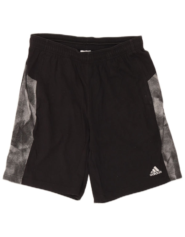 Adidas Mens Climalite Sport Shorts Grande Algodão Colorblock Preto