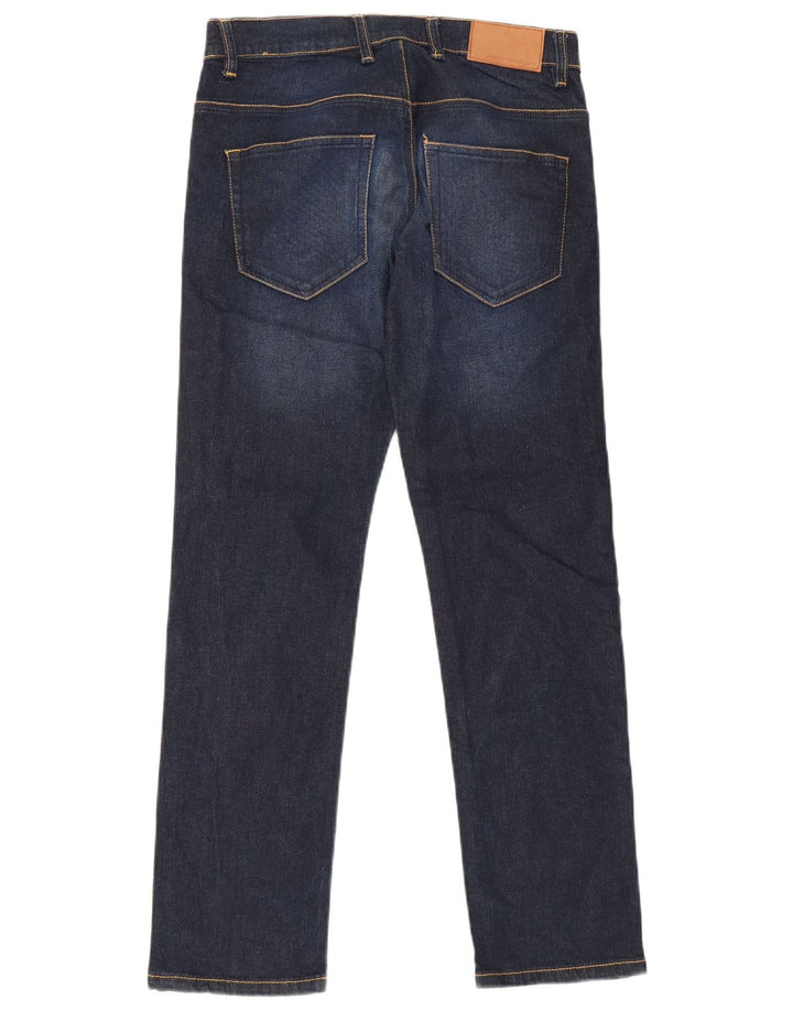 French Connection Mens Slim Jeans W30 L30 Azul Marinho Algodão