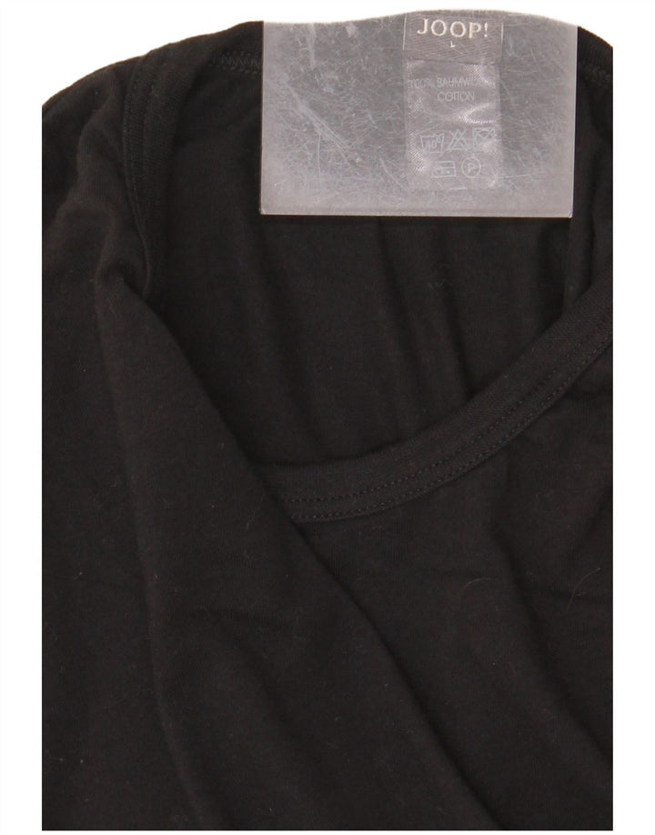 Camiseta masculina JOOP grande algodão preto