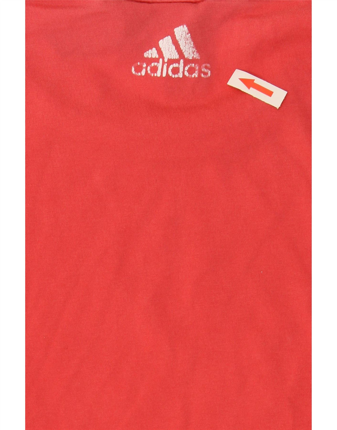 ADIDAS Womens Graphic T-Shirt Top UK 18 XL Vermelho Algodão
