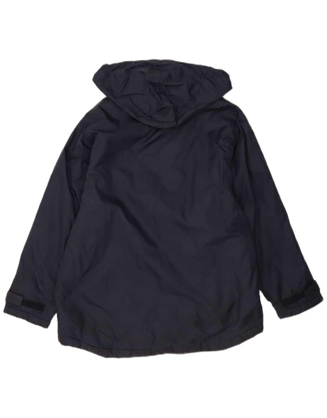 Jaqueta corta-vento masculina Reebok com capuz Reino Unido 40 grande azul marinho nylon