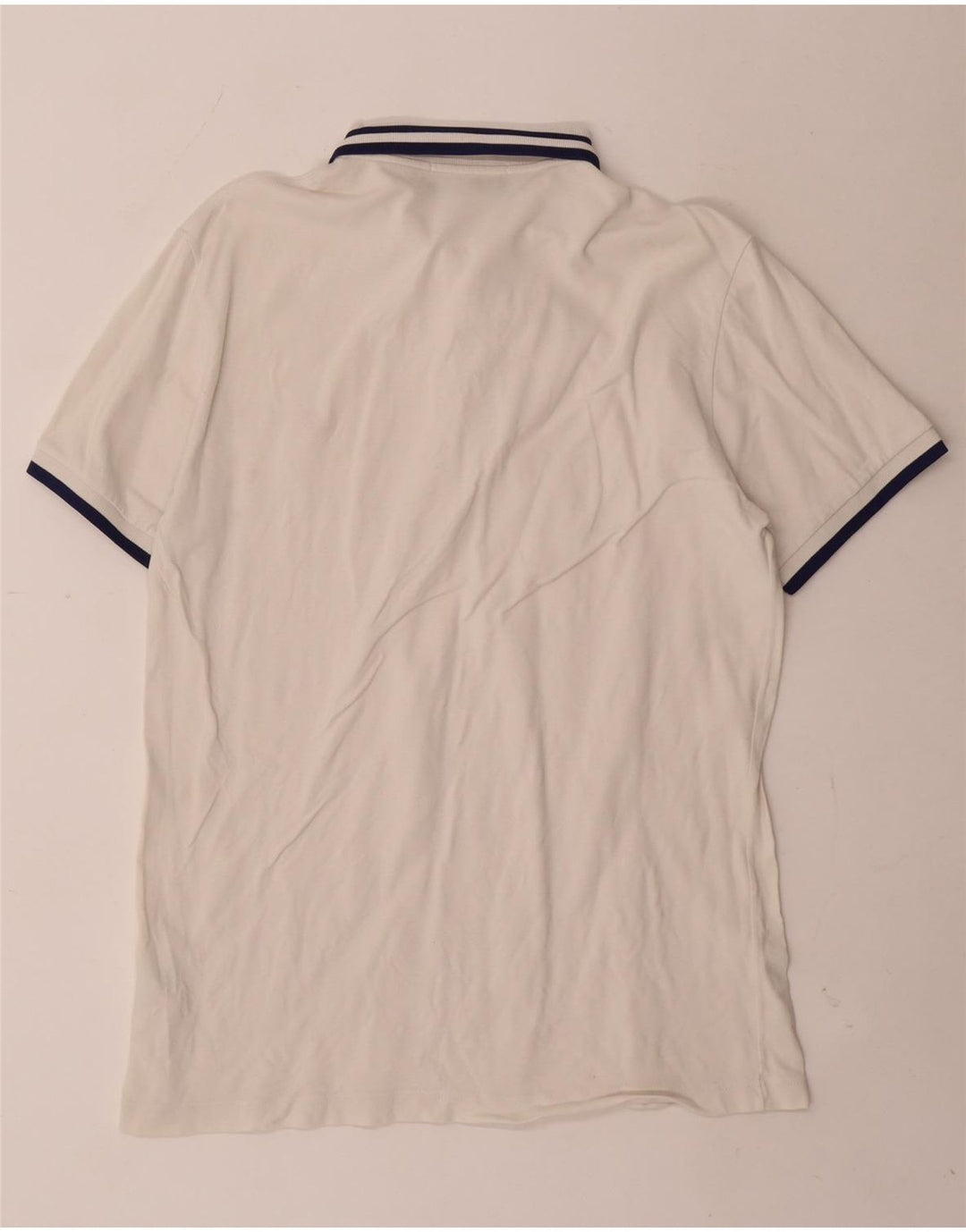 Camisa polo masculina Fred Perry 2XL algodão listrado branco