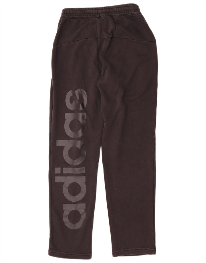 Adidas Mens Graphic Calças de treino pequeno algodão preto