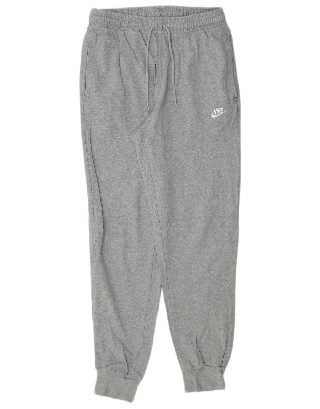 Calça de treino masculina NIKE Joggers pequeno cinza algodão