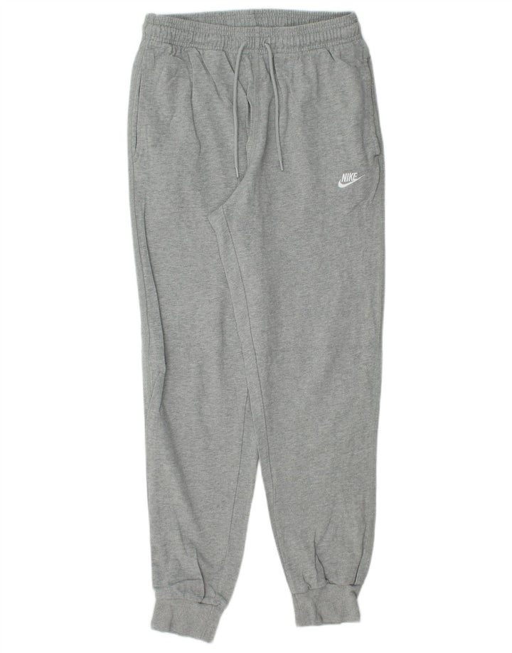Calça de treino masculina NIKE Joggers pequeno cinza algodão
