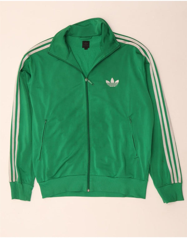 Adidas Mens Treino Top Jaqueta Grande Poliéster Verde