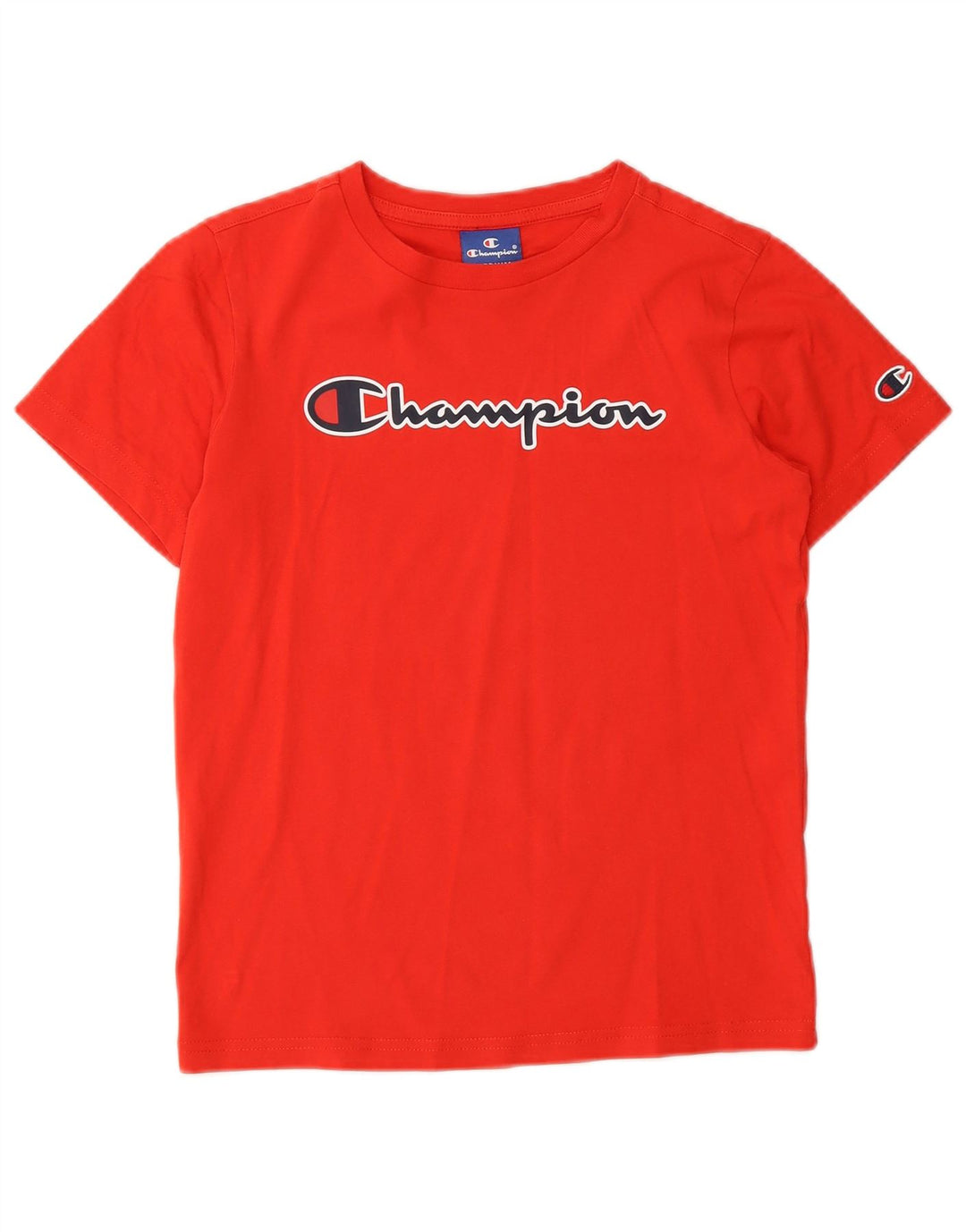 Camiseta Champion Boys Graphic Top 9-10 Anos Médio Vermelho