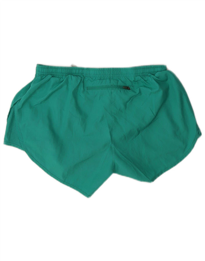 Shorts esportivos femininos Nike Dri Fit UK 12 verde médio