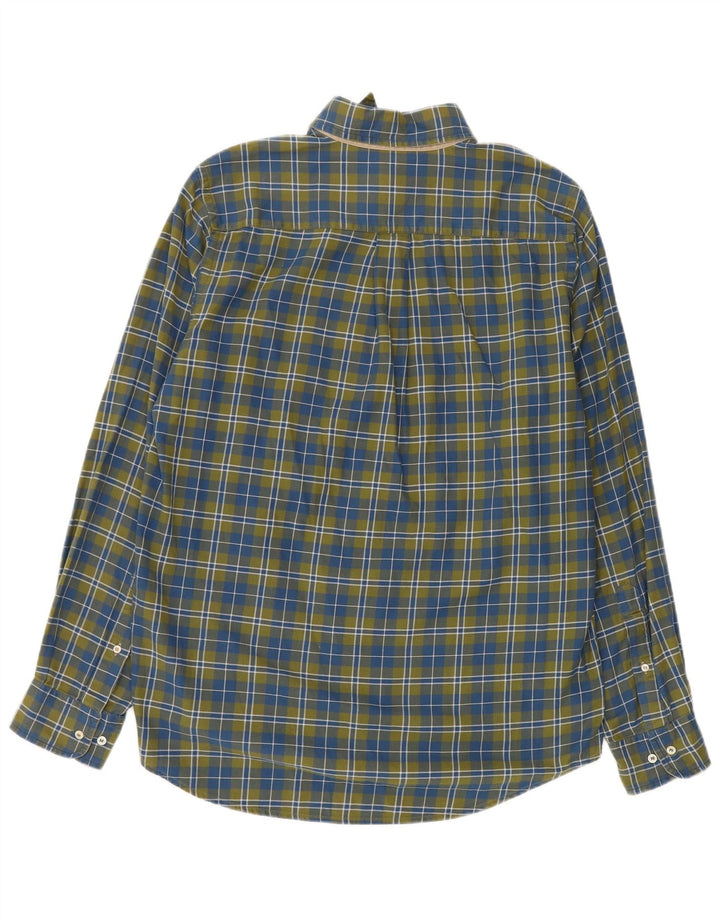 Camisa masculina de flanela Murphy & Nye Sailmakers grande algodão xadrez verde