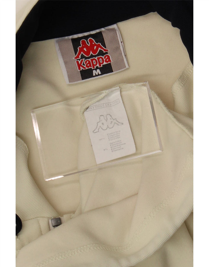 Jaqueta feminina KAPPA UK 14 poliéster listrado branco médio