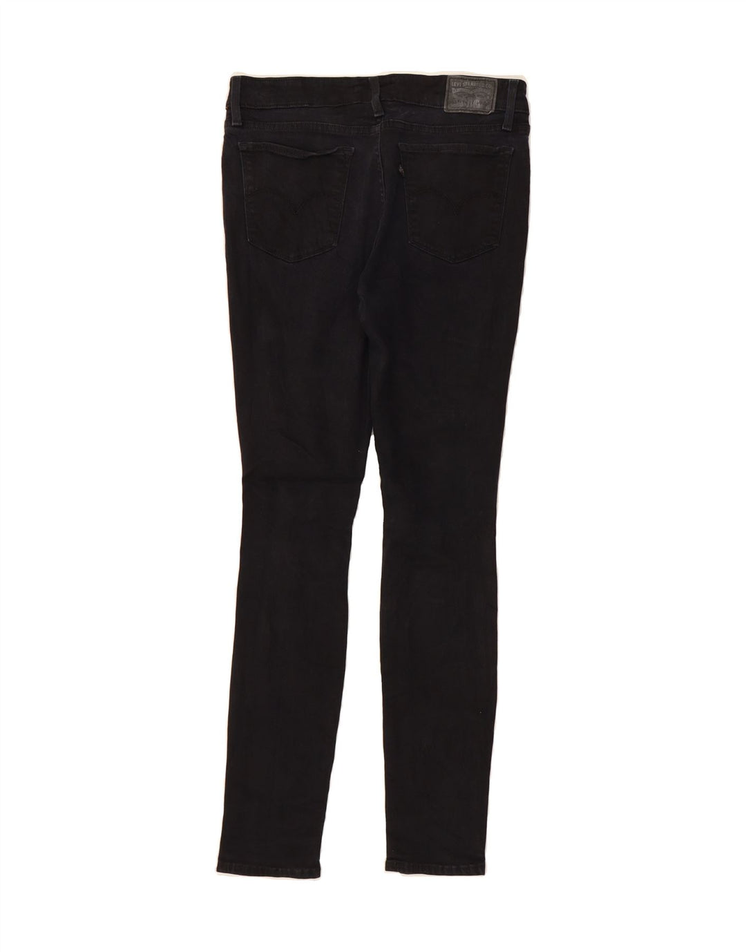 LEVI'S Womens 711 Distressed Skinny Jeans W30 L30  Black Cotton Vintage Levi's and Second-Hand Levi's from Messina Hembry 