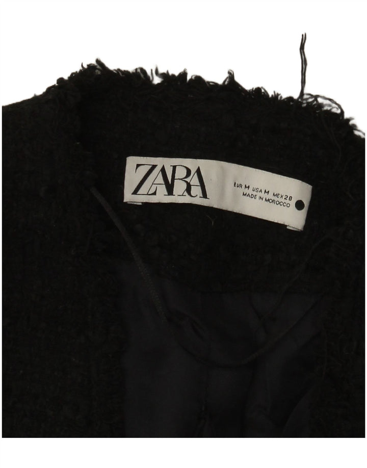 Jaqueta blazer feminina Zara com peito duplo, 12 preto médio