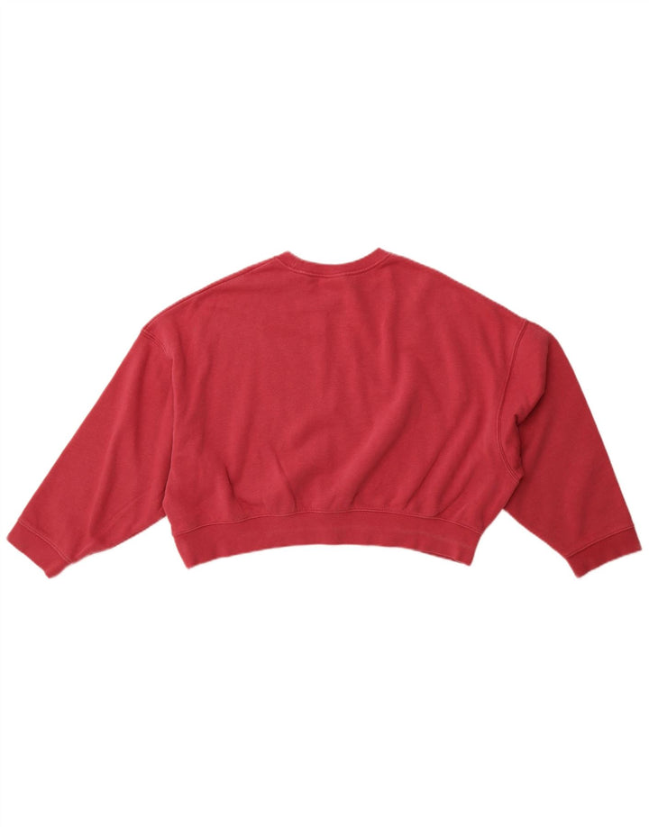 Suéter Nike feminino oversized crop gráfico 12-13 anos grande rosa