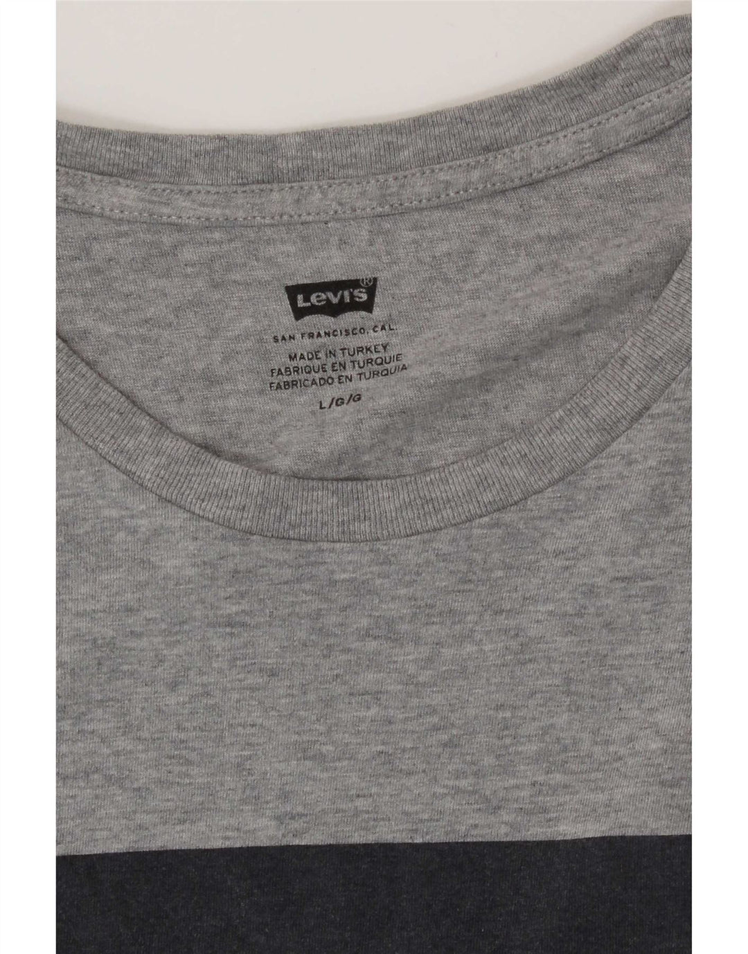 Camiseta gráfica masculina Levi's grande cinza