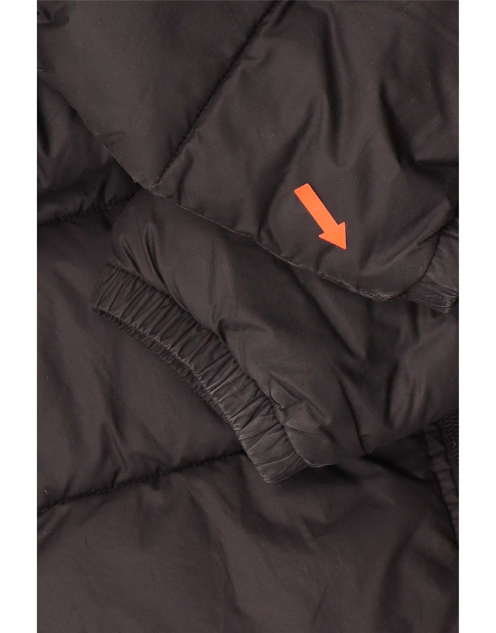Jaqueta acolchoada com capuz feminina The North Face UK 18 XL poliéster preto