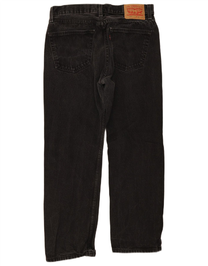 Jeans Levi's 505 Straight Masculino W34 L30 Algodão Preto