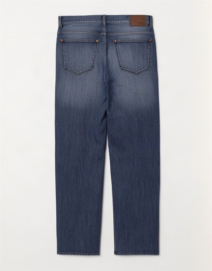 Hugo Boss Masculino Stretch Straight Jeans W32 L30 Azul Marinho Algodão
