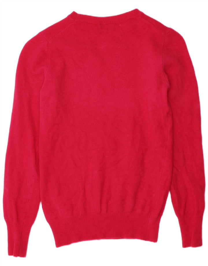 Suéter feminino com gola redonda BENETTON 6-7 anos rosa