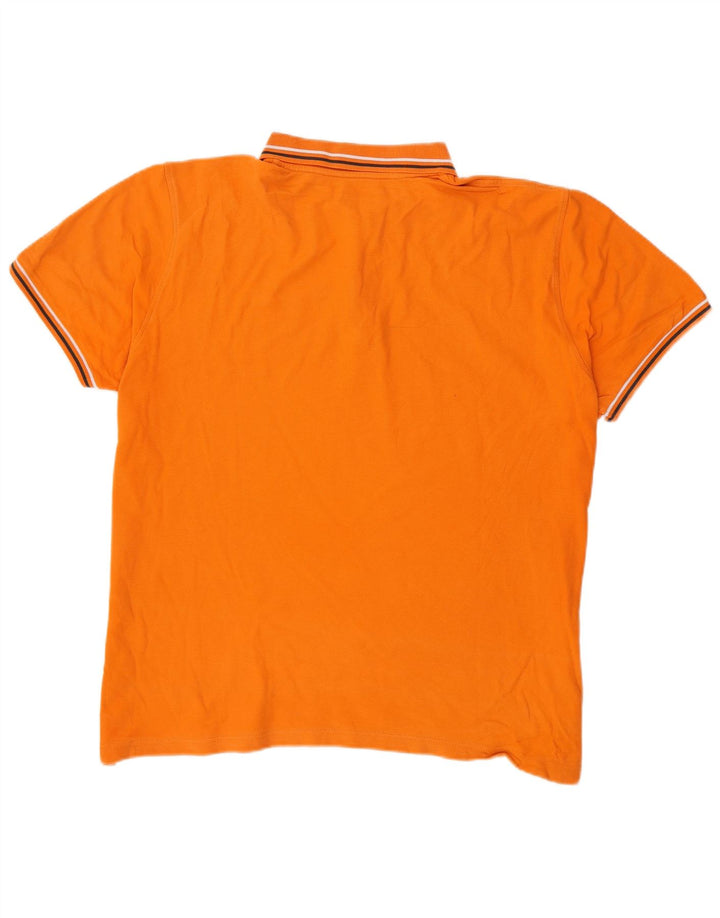 Camisa polo masculina Lotto 3XL listrada laranja