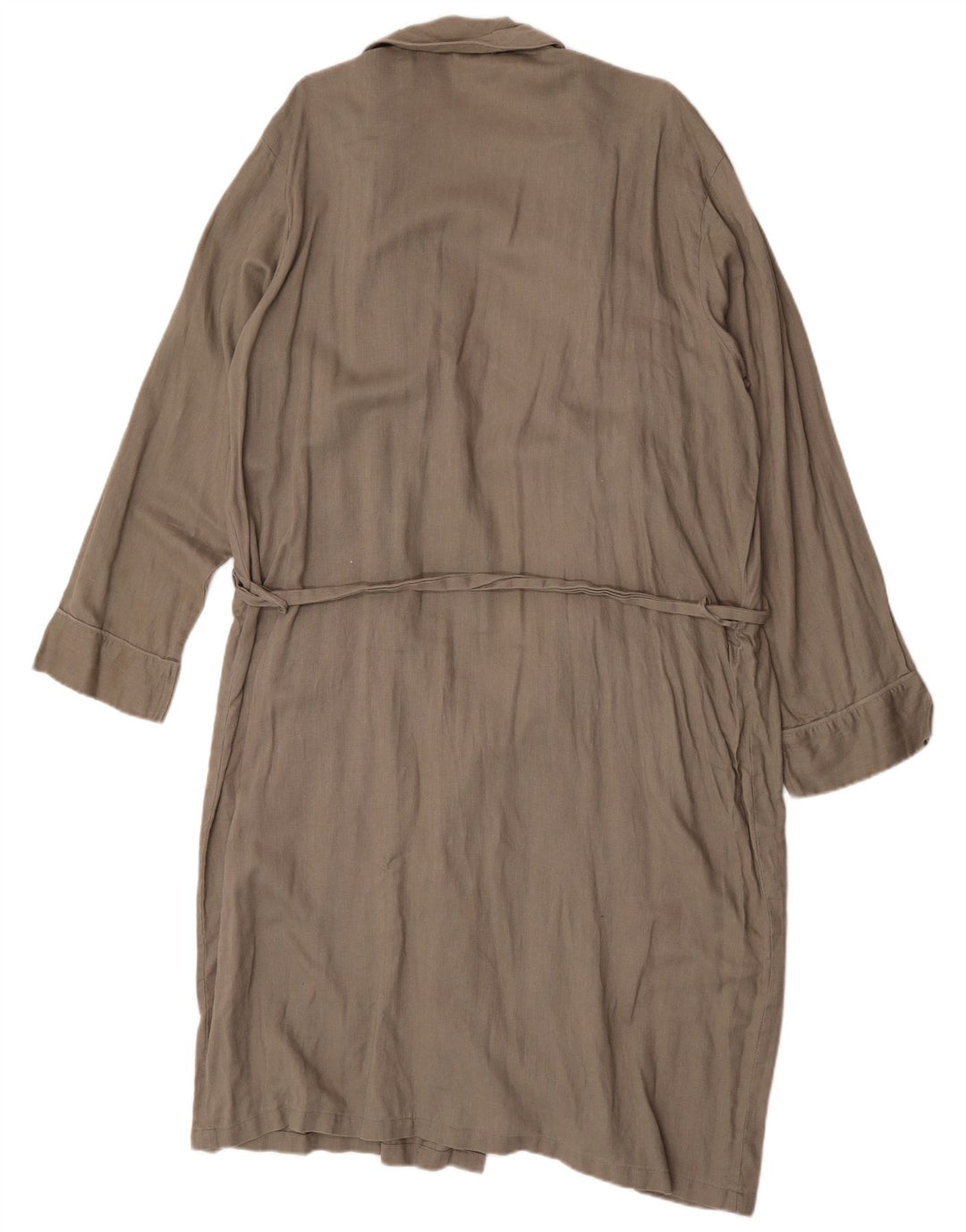 Sobretudo feminino Marks & Spencer UK 14 linho cinza médio
