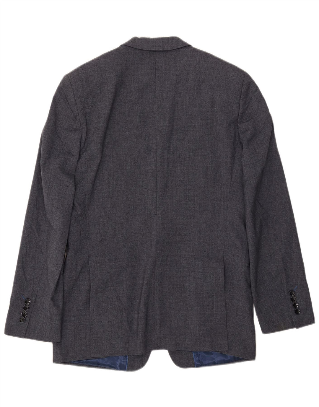 Jaqueta blazer masculina de 1 botão Marks & Spencer Reino Unido 38 lã azul médio