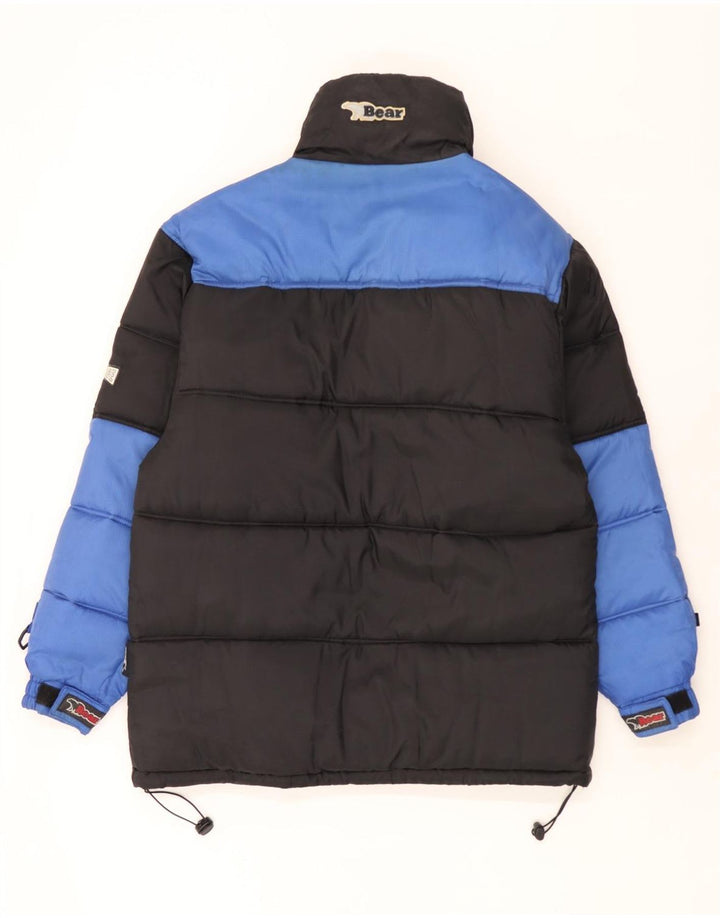 Jaqueta acolchoada reversível masculina Bear UK 38 poliamida azul marinho médio